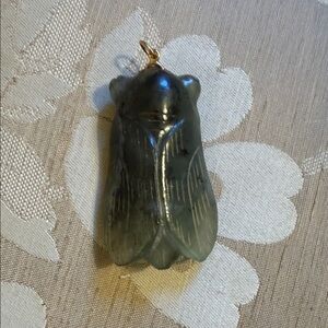 Vintage Jade Cicada Pendant